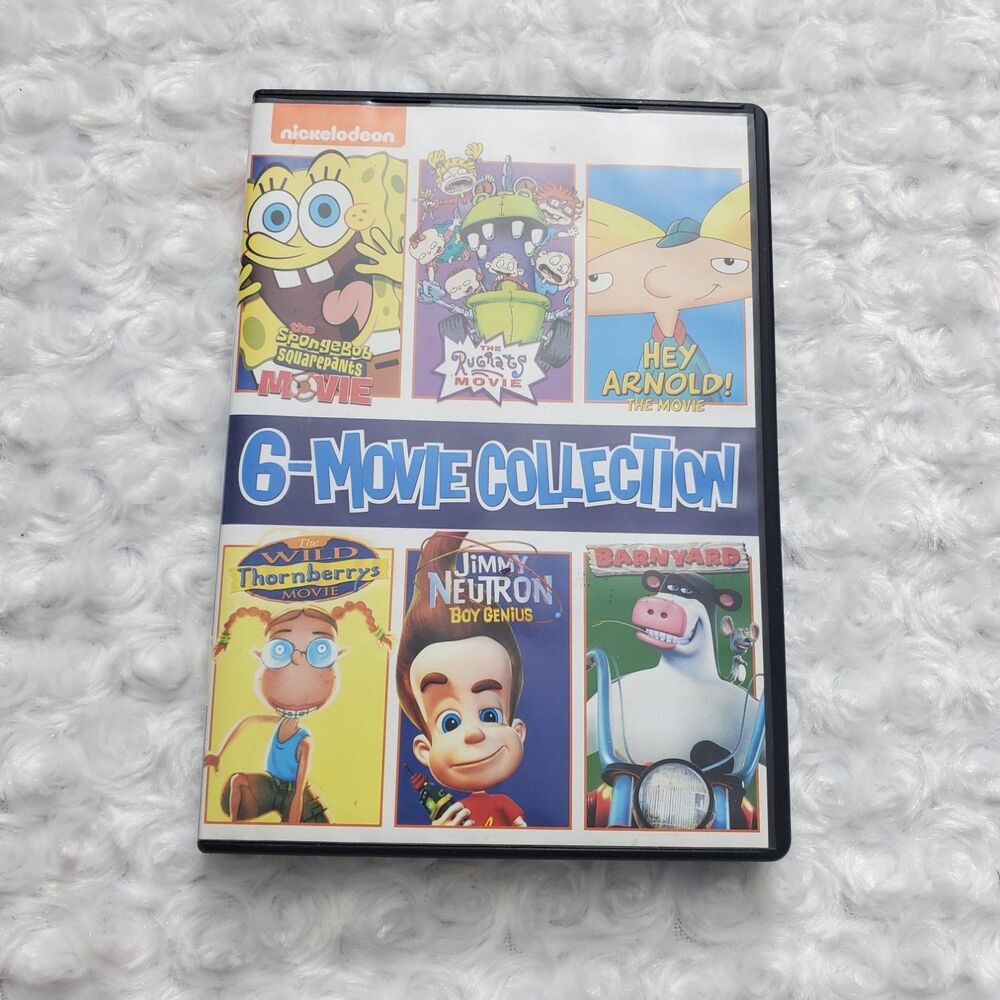 Nickelodeon 6-Movie Collection DVD Box Set Animation
